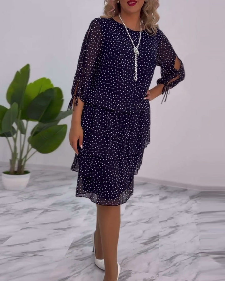 CHARLOTTE | FLATTERING MIDI DRESS WITH ELEGANT TUMMY COVERAGE