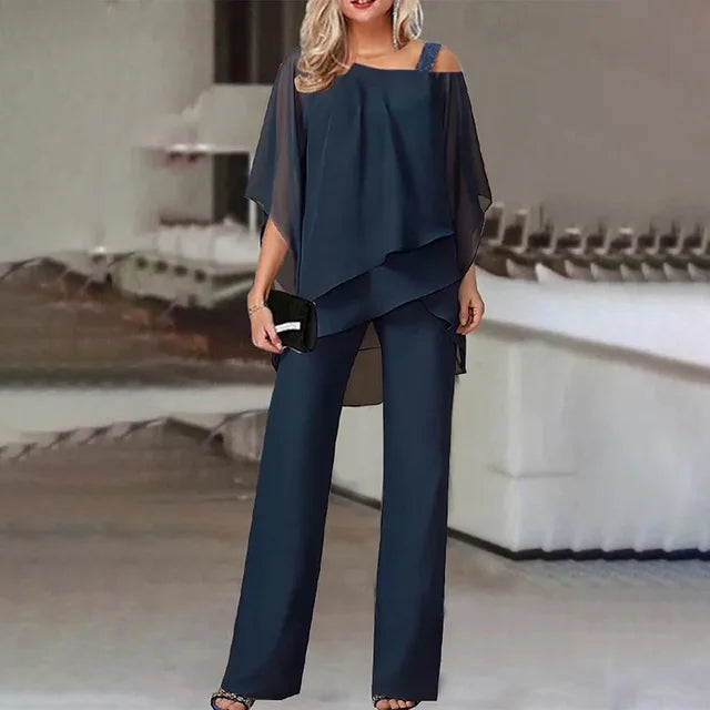 PATRICIA | ELEGANT OFF-THE-SHOULDER TWO-PIECE WITH FLATTERING DRAPE