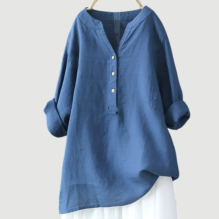 PEARL | RELAXED BLOUSE WITH FLATTERING DRAPE