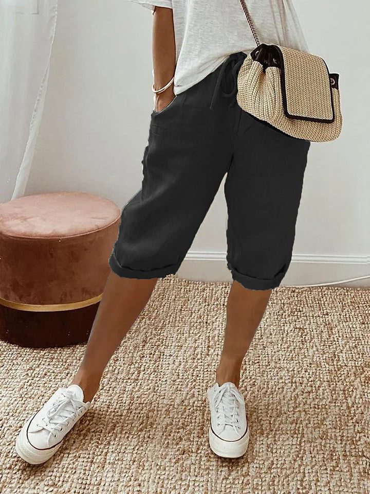 KAIRA | CHIC RELAXED DRAWSTRING SHORTS